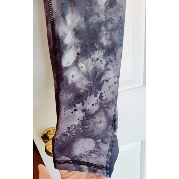 C9 By Champion Womens Black Tie Dye Leggings Size Large L Lrg Pull On Activewear - Picture 2 of 9